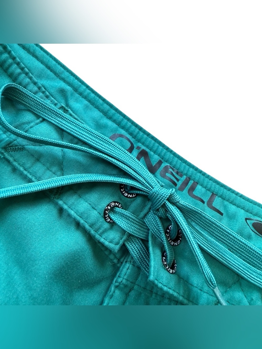 O'Neill Boardshorts Swim Short size 0 Teal Green Drawstring